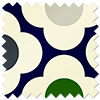 Orla Kiely Spot Flower, Blue Multi - Roman Blind